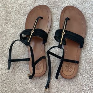 Black Tory Burch Sandals Size 8